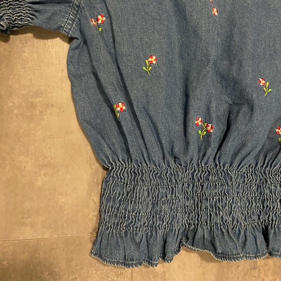 Handmade Vintage Chambray Top - Picture 2 of 5